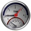 Термо-манометр аксиального подключения 1/2" - 6 бар TIM (60)