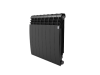 Радиатор алюминиевый Royal Thermo Biliner Alum 500 Noir Sable - 8 секц. цвет чёрный
